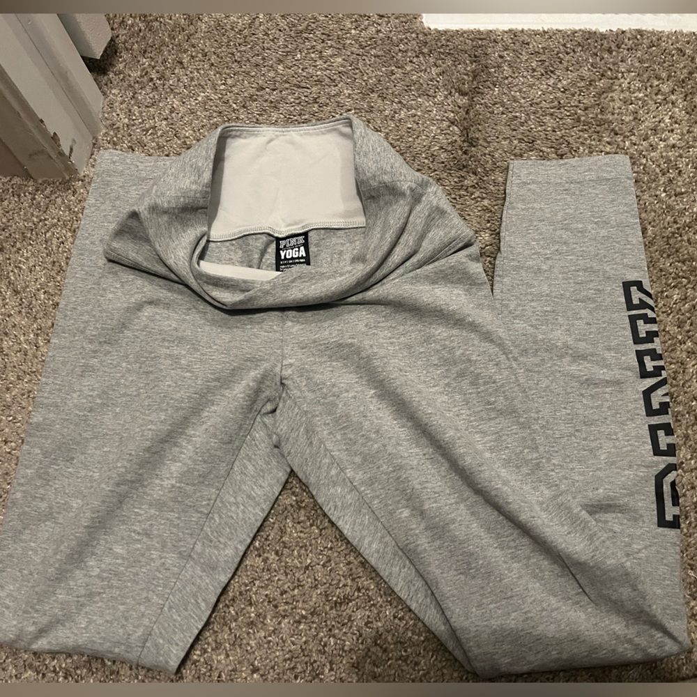 PINK grey leggings